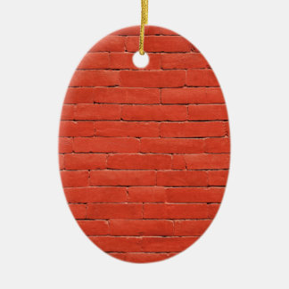 Ornement En Céramique Mur rouge orange