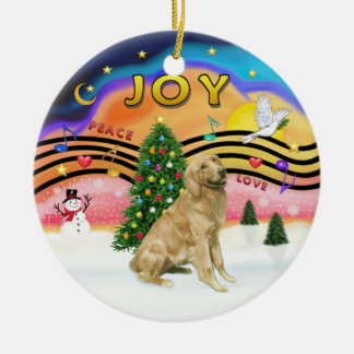 Ornement En Céramique Musique de Noël 2 - Godlen (b-light)