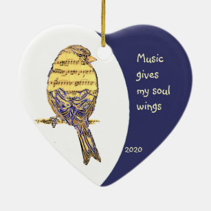 Citation Musique Ornements Decoration De Noel Holidays 21 Zazzle