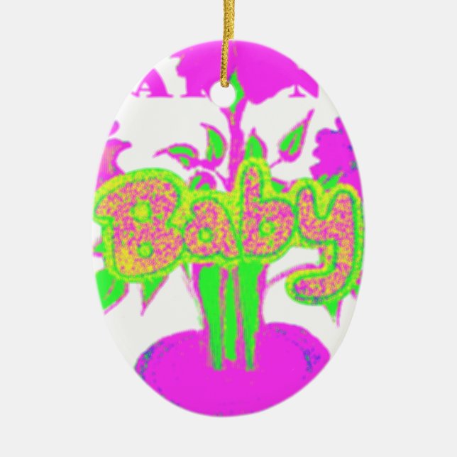 Ornement En Céramique My Baby Hakuna Matata (Devant)