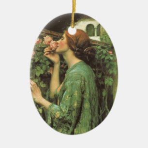 Ornement En Céramique My Sweet Rose, or Soul of the Rose by Waterhouse