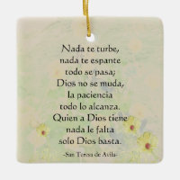 "Nada te turbe" St Teresa d'Avila
