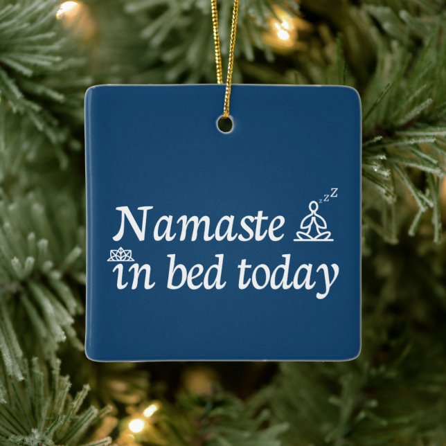Ornement En Céramique Namaste in Bed (Arbre)