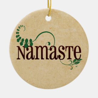 Ornement En Céramique Namaste Yoga