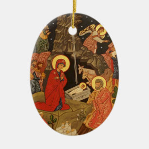 Ornement En Céramique Nativité de notre Jésus-Christ de seigneur et de