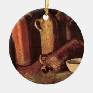 Ornement En Céramique Nature morte de 4 bouteilles de pierre par Vincent