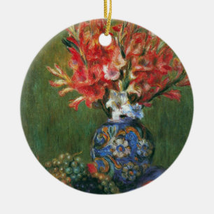Ornement En Céramique Nature morte Fleurs et Fruits de Pierre Renoir
