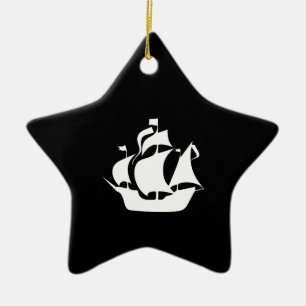 Ornement En Céramique Navire à voiles