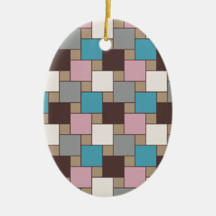 Ornement En Céramique Nectar rose élégant