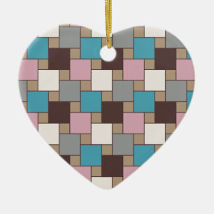 Ornement En Céramique Nectar rose élégant