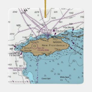 Ornement En Céramique New Providence Island Bahamas