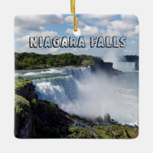 Ornement En Céramique Niagara Falls Vacation Ornament
