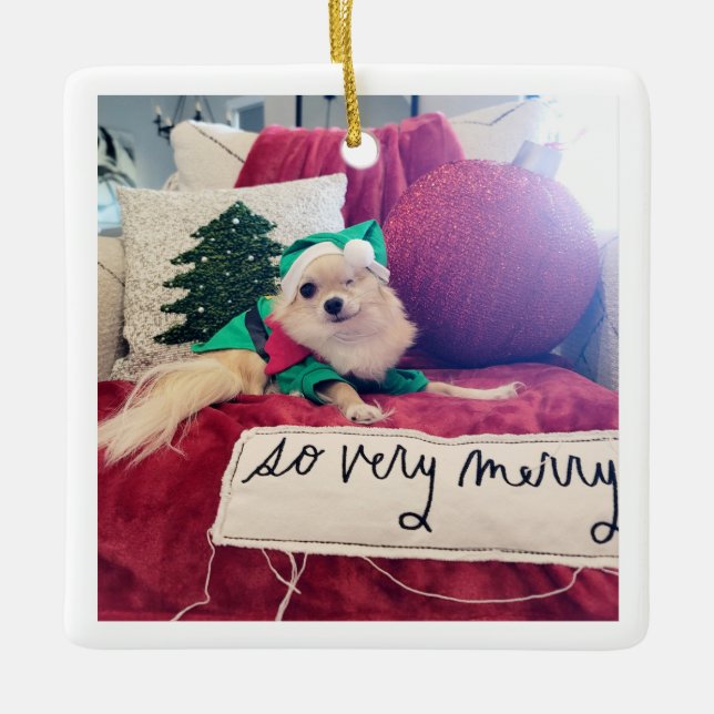 Ornement En Céramique Nico Noël Ornament 2024 (Devant)