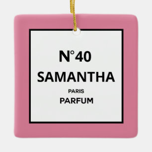 Ornement En Céramique N'IMPORTE QUELLE ANNÉE Design Bouteille de parfum