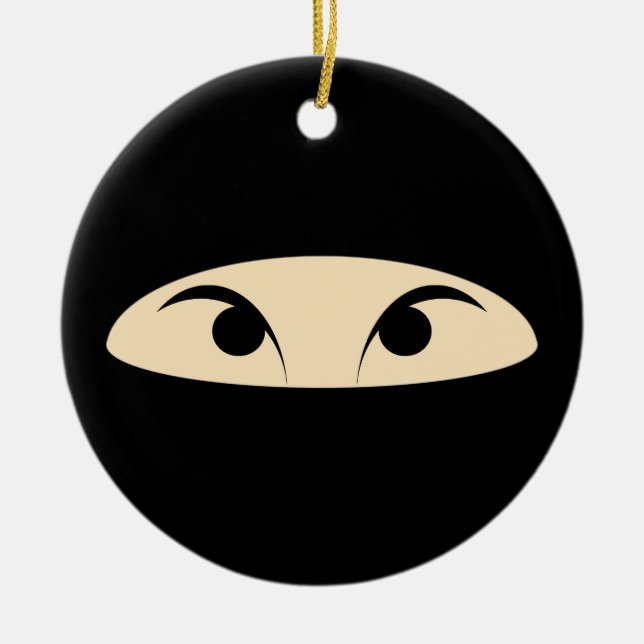 Ornement En Céramique Ninja font face (Devant)