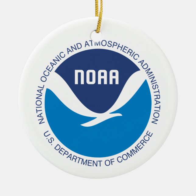 Ornement En Céramique NOAA Noël (Devant)