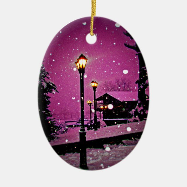 Ornement En Céramique Noël (Devant)