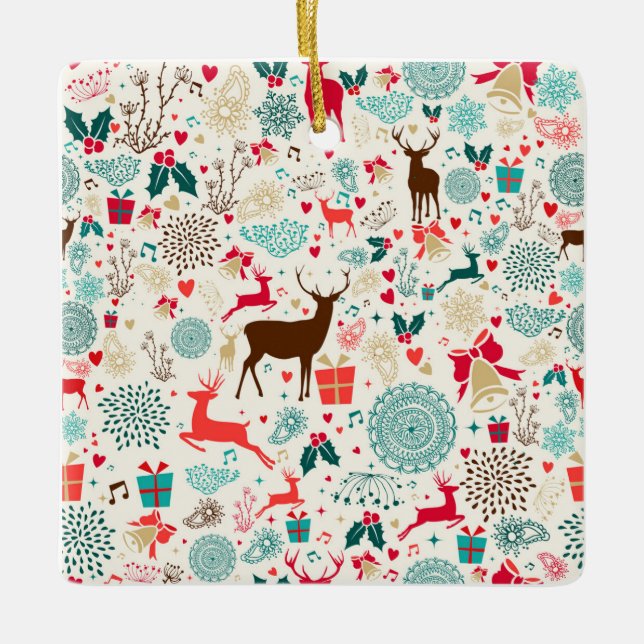 Ornement En Céramique Noël (Devant)