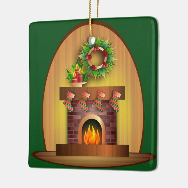 Ornement En Céramique Noël (Gauche)