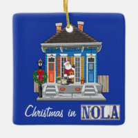 Noël à la Nouvelle-Orléans Shotgun House