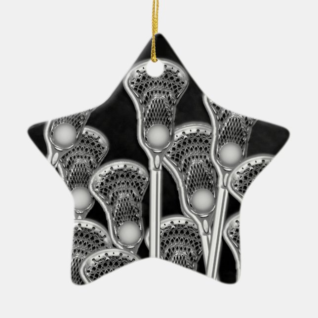 Ornement En Céramique Noël de crosse (Devant)