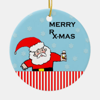 Ornement En Céramique Noël de pharmacien collectable