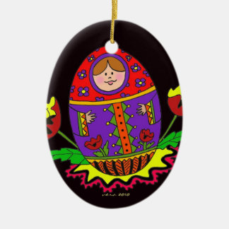 Ornement En Céramique Noël de Pysanka