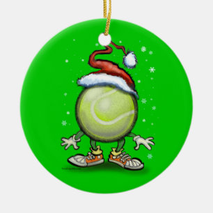 Ornement En Céramique Noël de tennis