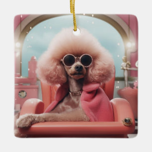 Ornement En Céramique Noël des canicules, cadeau mémorial pour chien, ca