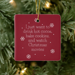 Ornement En Céramique Noël des snowflèches