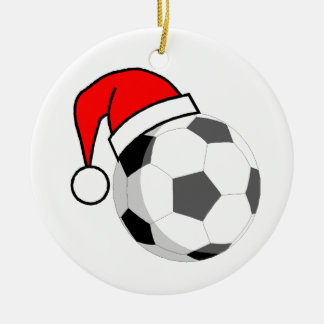 Ornement En Céramique Noël du football