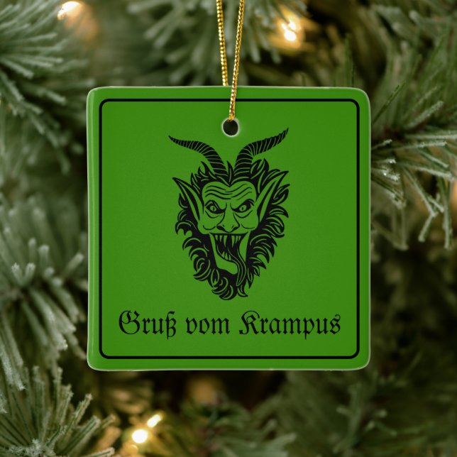 Ornement En Céramique Noël Krampus (Arbre)