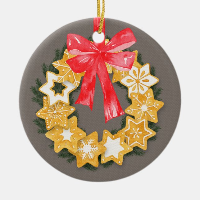Ornement En Céramique Noël Pepparkakor (Devant)