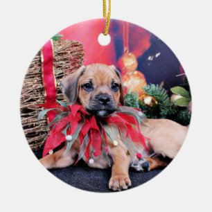 Ornement En Céramique Noël - Puggle - GUS