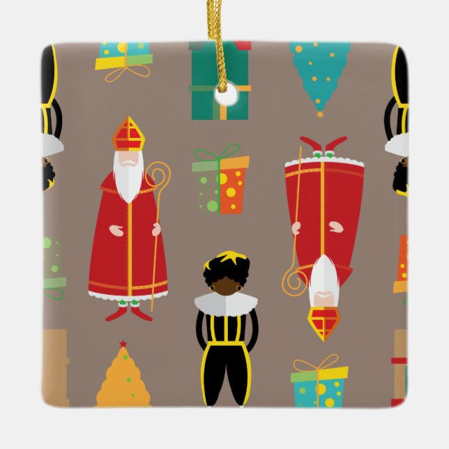 Ornement En Céramique noël saint nicholas (Devant)