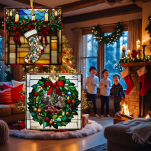 Noël Stocker Faux Vitrail