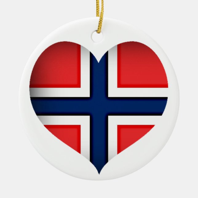 Ornement En Céramique Norway Flag (Devant)