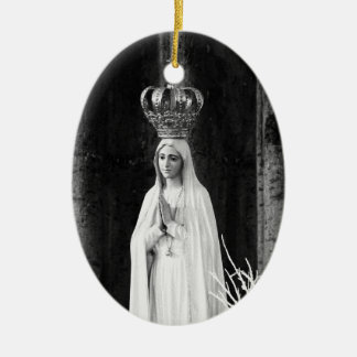Ornement En Céramique Notre-Dame de Fatima