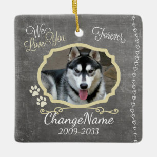 Ornement En Céramique Nous vous aimons poursuivons pour toujours le