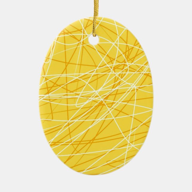 Ornement En Céramique Nouveau motif jaune canari tendance 2014 accessoir (Devant)