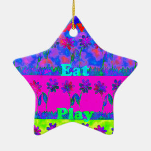 Ornement En Céramique Nuageux Nice Day Meilleure nuit.png