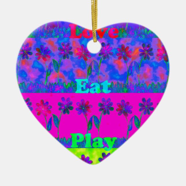 Ornement En Céramique Nuageux Nice Day Meilleure nuit.png (Devant)