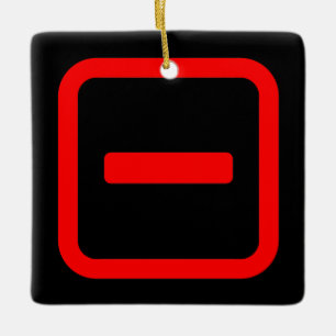 Ornement En Céramique Numéro 一 Japonais Numéro Un