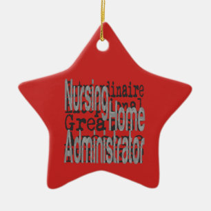 Ornement En Céramique Nursing home Administrator