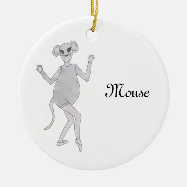 Ornement En Céramique Nutcracker Mouse Keepsaké Orament (Devant)
