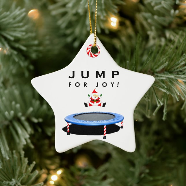 Ornement En Céramique Objet de collection de Noël Trampoline (Arbre)