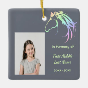 Ornement En Céramique Objet-souvenir commémoratif Cheval pastel Art