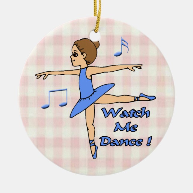 Ornement En Céramique Observez-moi danser (Devant)