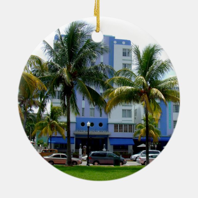 Ornement En Céramique Ocean Drive (Dos)
