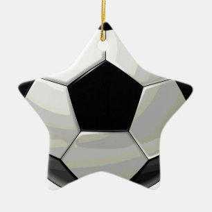 Ornement En Céramique Oeuvre de soccer unique
